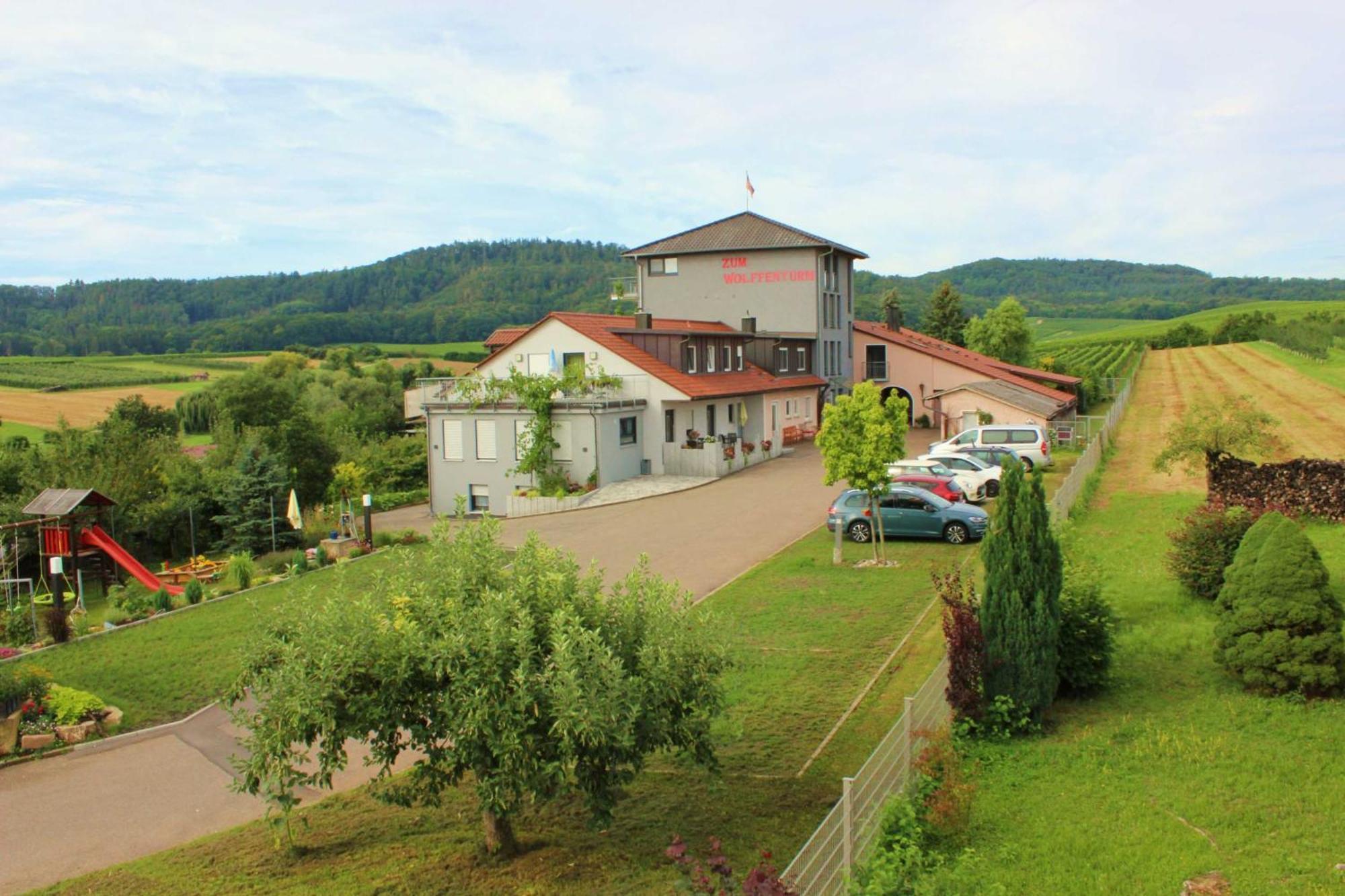 Gaestehaus Zum Wolffenturm Lehrensteinsfeld Exteriör bild