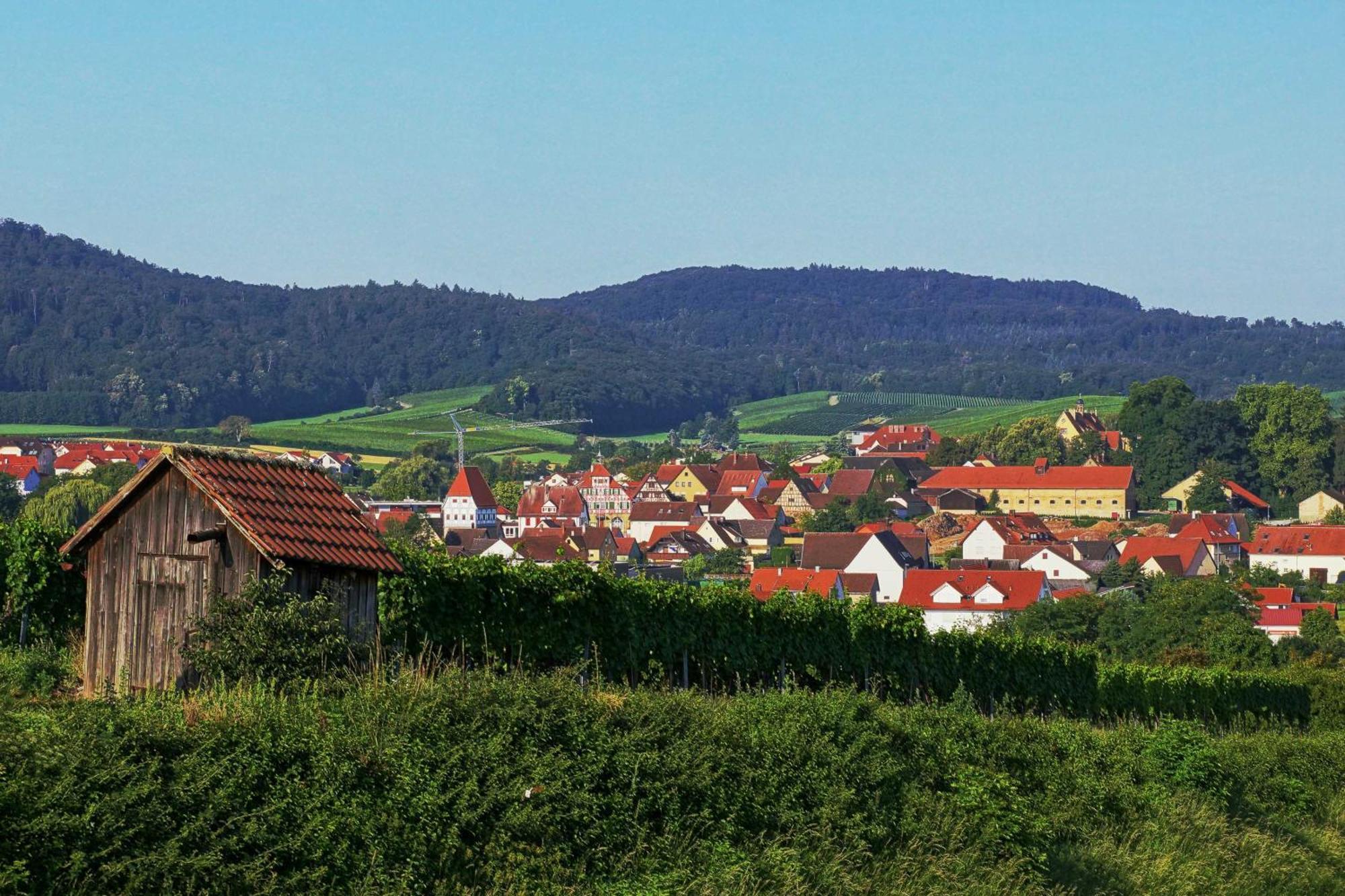 Gaestehaus Zum Wolffenturm Lehrensteinsfeld Exteriör bild